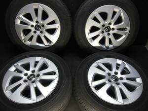 ★☆ トヨタ純正 ダンロップ 195/65R15 50 プリウス ウィッシュ オーパ PCD100/+40 #21917 ☆★