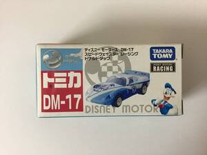 タカラトミー トミカ ディズニーモータース DM-17 スピードウェイスターレーシング ドナルドダック 未使用品 DISNEY TOMICA