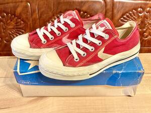 ★☆70s!USA製!希少レア!converse CX-PRO250 ox 赤 3.5 22.5cm コンバース レッド 星 シェブロン オリジナル ビンテージ 239☆★