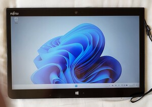 windows11(24H2) Fujitsu ArrowsTab Q736/P FARQ11001 Ram:4GB Rom:128GB比較的綺麗な中古品