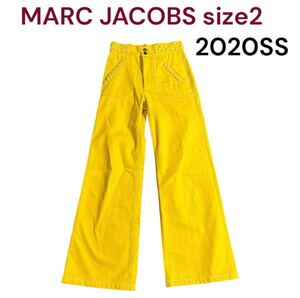 マークジェイコブス　2020SS 編みがおしゃれ　デニム地　パンツ　2 MARC JACOBS M4I3682020SS RUN WAY