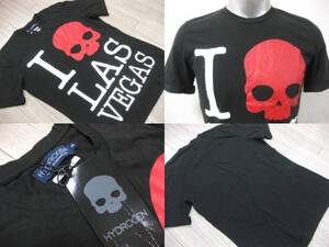 本物 新品 HYDROGEN ハイドロゲン LAS VEGAS スカル 半袖 Tシャツ XS