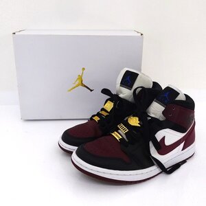 ★中古★NIKE(ナイキ) WMNS AIR JORDAN 1 MID SE エア ジョーダン スニーカー 24.0cm US7 CZ4385-016★【AP126】