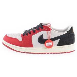 ナイキ×Trophy Room AIR JORDAN 1 LOW OG トロフィールーム エアジョーダン1 ローカットスニーカー US9/27cm FN0432-100