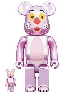 Be@rbrick PINK PANTHER CHROME Ver.100% & 400%ベアブリック ピンク パンサー クロム バージョン 100% & 400% medicom toy メディコムトイ