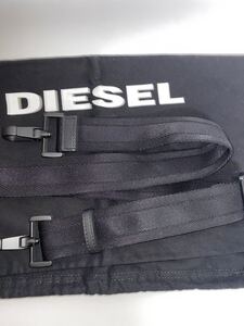 未使用品//ディーゼル) DIESEL ブラックメンズ ショルダー約L86-135cm仕様：取り外し可能ショルダーストラップ