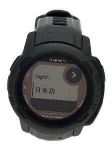 GARMIN◆instinct 2/タフネスGPSウォッチ/スマートウォッチ/腕時計/デジタル/ラバー/ブラック