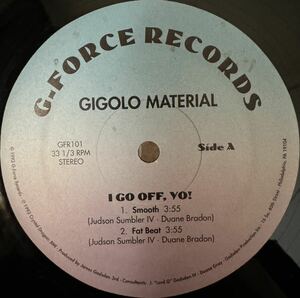 激レア GIGOLO MATERIAL I GO OFF YO！ Jazz Track DJ koco kiyo muro shige ランダム ラップ ニュースクール 1993 レコード