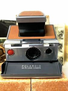 美品 初期型 稀少 PORAROID ポラロイド SX-70 LAND CAMERA ランドカメラ オリジナル ボックス ショルダー ブックレット付き