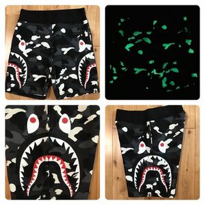 ★蓄光★ City camo シャーク ハーフパンツ Sサイズ ショーツ a bathing ape BAPE shark shorts エイプ ベイプ アベイシングエイプ i222