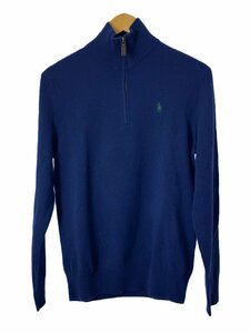 POLO RALPH LAUREN◆ニット・セーター(厚手)/S/ウール/BLU