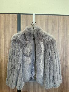 。No.102 毛皮コート 毛皮 ファーコート SAGA サガフォックス シルバーフォックス FOX ハーフコート FUR