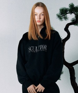 「SCULPTOR」 スウェットカットソー LARGE ブラック レディース