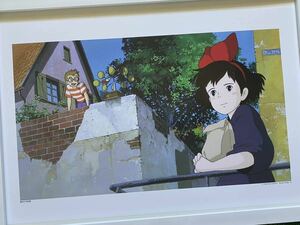 【額装品】ジブリ　魔女の宅急便　ポスター　宮崎駿　カレンダー　2021年　STUDIO GHIBLI 検)セル画　原画　ポストカード　イラスト