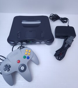 動作品 / 美品 N64 任天堂 ニンテンドー64 NINTENDO64 コントローラーACアダプター セット(6)