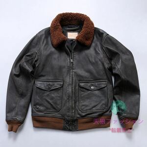 ●G-1 トップクラス 馬革 フライトジャケット bigsize レザージャケット ホースハイド 本革 革ジャン メンズファッション M～6XL