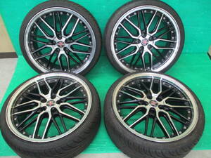 AME シュタイナー LMX☆NANKANG ULTRA SPORT 215/35R19 4本セット 埼玉県発 現物確認OK♪ 18×8J 5H-114.3 IS35/2本・IS36/2本