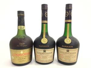 ブランデー brandy クルボアジェ ナポレオン VSOP 3本セット 700ml 40% 重量番号:6(RW5)