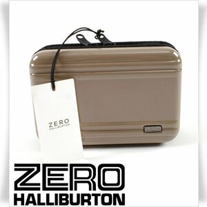 新品1円～★ZERO HALLIBURTON ゼロハリバートン アメニティケース ポーチ トープグレー ポリカーボネート 正規店本物 ◆5746◆