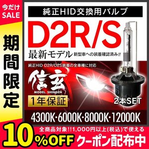 新品 Model 信玄 純正交換 HID D2R D2S 4300K 6000K 8000K 12000K 選択式 車検対応 安心の1年保証