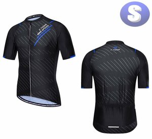 x-tiger サイクリングウェア 半袖 Sサイズ 自転車 ウェア サイクルジャージ 吸汗速乾防寒 新品 インポート品【n601-bl】