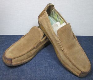 Clarks◇スウェード ローファー◇23.5㎝