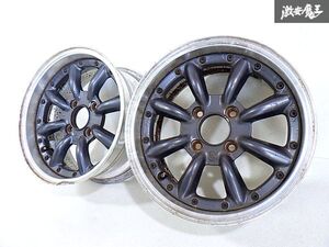 ●WATANABE ワタナベ RS8 Aタイプ 15インチ 7J +15 PCD114.3 4H 4穴 ホイール 2本セット AE86 ハチロク ハコスカ サニトラ 旧車 即納 棚B-3