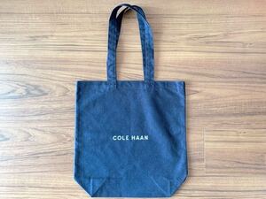 ◆新品COLE HAAN コールハーン◆コットン 布トートバッグ◆紺ネイビー　エコバッグ◆男女兼用