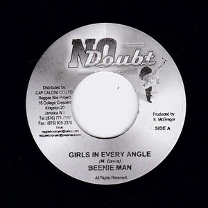 EPレコード　BEENIE MAN / GIRLS IN EVERY ANGLE