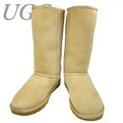 UGG アグ ムートンブーツ ロングブーツ ベージュ スエード クラシック