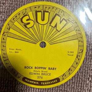 【100未使用ラベル】Edwin Bruce・Rock Boppin