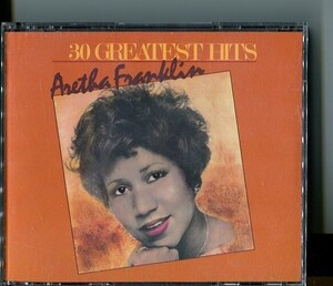 #7461 中古CD アレサ・フランクリン ARETHA FRANKLIN 30 グレイテスト・ヒッツ 30 GREATEST HITS CD2枚組 ※ブックレット欠品