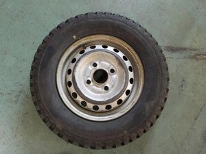 ◆②アクティートラック取り外し　スチール付きラジアルタイヤ　145/80Ｒ12　1本　2023年【個人宅宛発送不可】◆L-4-R