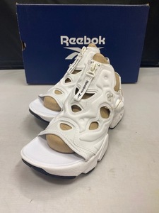 【新品】REEBOK PUMP FURY SANDAL ZIP 100202020 FTW WHT/FTW 25.0cm リーボック ポンプフューリー サンダル フットウェアホワイト