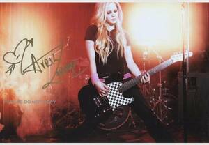 Avril Lavigne アヴリル・ラヴィーン サイン フォト