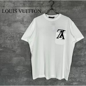 『LOUIS VUITTON』ルイヴィトン (M) プリントTシャツ