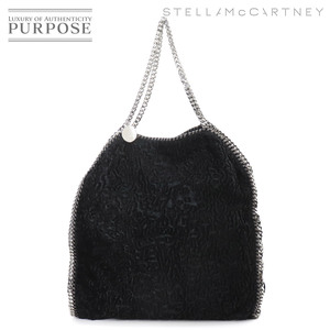 ステラマッカートニー STELLA McCARTNEY ファラベラ チェーン トート バッグ ベロア ブラック Falabella Tote Bag 90258251