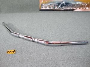 【9324②3】　ハーレー・ダビッドソン　WILD1 CHUBBYS　ドラッグバーハンドル　(幅)775×(高)0×(奥行)145mm　スチール／クロームメッキ