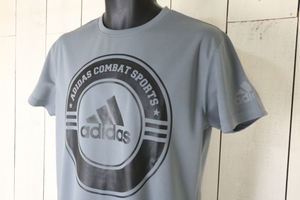 グレーＭ【新品】☆アディダス　コンバット：CLIMACOOL　吸汗速乾　Ｔシャツ　ADIDAS/CLIMACOOL/スポーツ/キックボクシング/柔道/格闘技