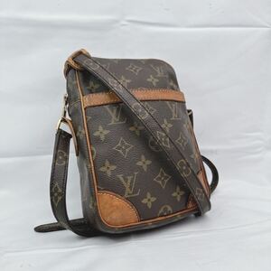 y954 1円 LOUIS VUITTON ルイヴィトンモノグラム ダヌーブ ショルダーバッグ M45266 シリアル881SL