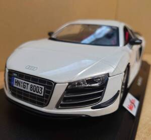 1/18 アウディ Audi R8 GT ホワイト マイスト製ダイキャスト製ミニカー 