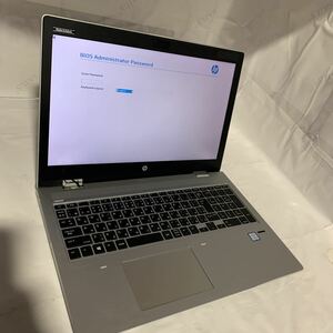 ノートパソコン　★HP HSN-114C-5 i5 第７世代　通電のみ　ジャンク品★BIOS ロック　部品取りにご検討下さい