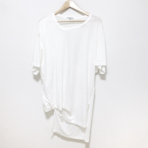 ヨウジヤマモト yohjiyamamoto 半袖カットソー サイズ3 L HN-T88-880 - 白 メンズ トップス