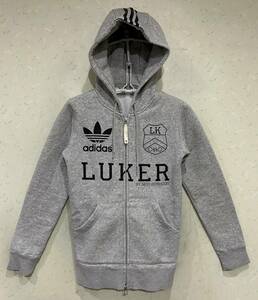 ＊adidas×LUKER BY NEIGHBORHOOD センター 3ライン ジップアップパーカー XS　　　　　　BJBD.B