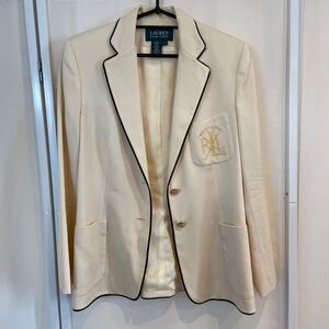 Ralph Lauren ラルフローレン ジャケット テーラードジャケット ホワイト ブレザー レディース