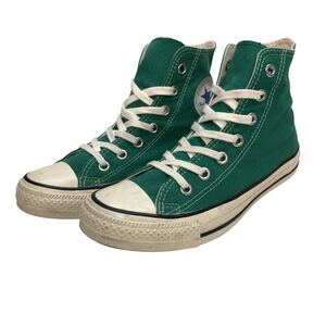 K433 CONVERSE コンバース オールスター US ORIGINATOR レディース ハイカットスニーカー US5 24cm グリーン キャンバス