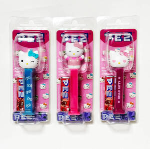 ■PEZ/ペッツ50周年 ハローキティーシリーズ3種■