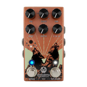 WALRUS AUDIO ウォルラスオーディオ WAL-MONUME #OR Monumental Harmonic Stereo Tremolo ORANGE トレモロ ギターエフェクター オレンジ