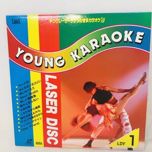 【レア LD】ヤング カラオケ YOUNG KARAOKE ★ ランバダ おどるポンポコリン/Sexy Music/愛が止まらない (盤面 /ジャケ : NM /VG＋ ) 