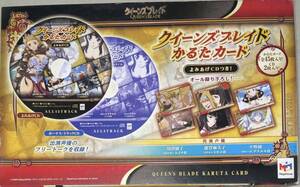 ★クイーンズブレイド かるたカード（よみあげCD付）レイナ、トモエ、ナナエル、購入時特典付